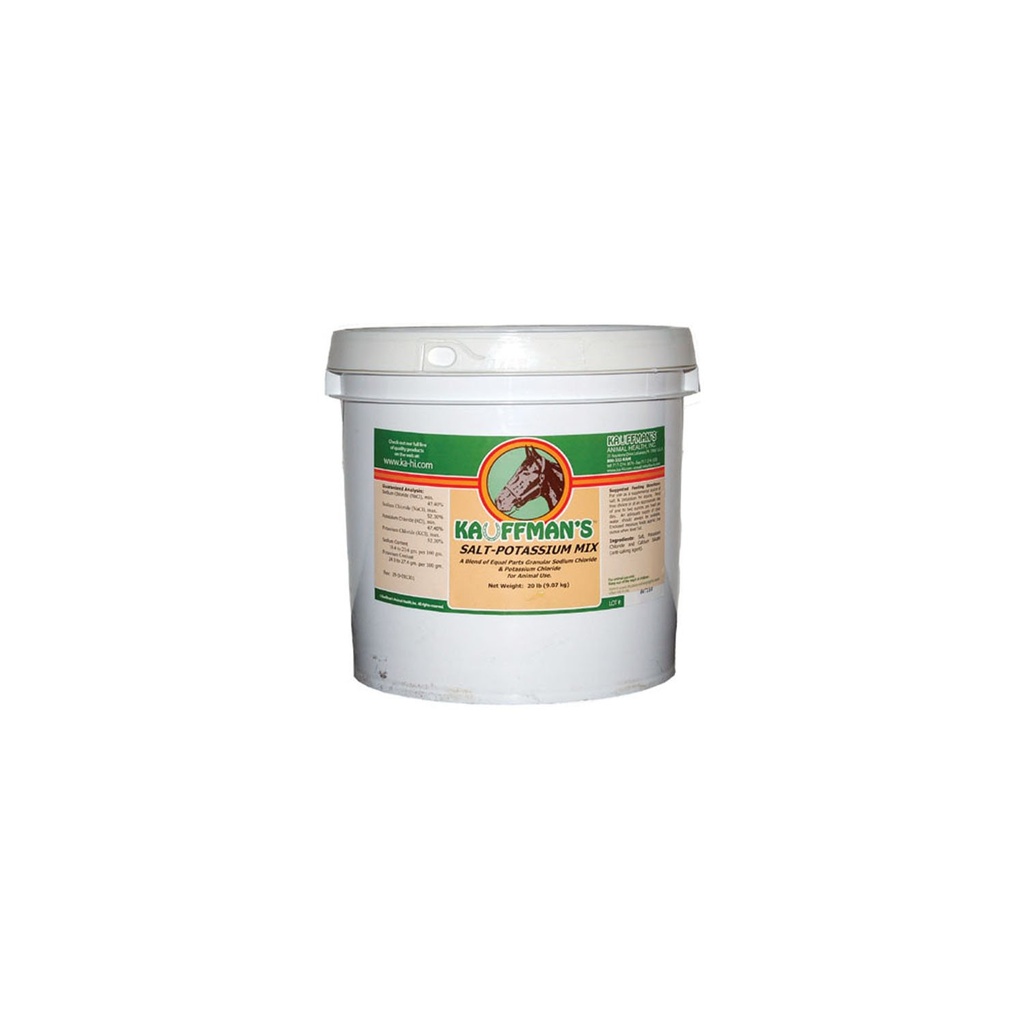 Salt Potassium Electrolytes for Horses - 20 Pounds