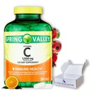 Vitamin C 1000mg- with Rose Hips Tablets, 250 Count (Pack of 1), Boxed By Fusion Shop Store