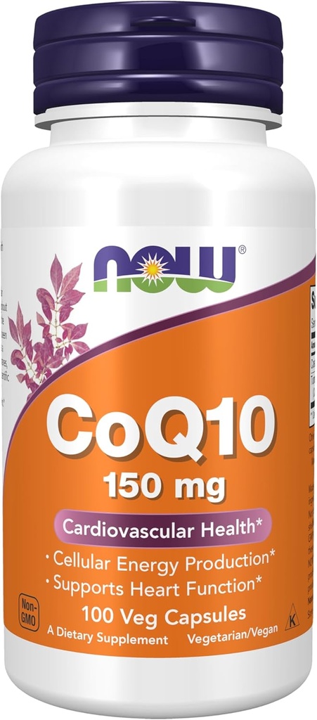 Most kiegészítők, CoQ10 150 mg, Gyógyszerészeti osztály, All- Trans Form által termelt Fermentáció, 100 Veg kapszula