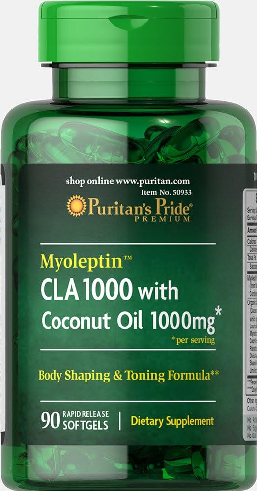 Puritan의 Pride Myoleptin CLA 1000 와 코코넛 오일-90 Softgels