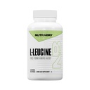 NutraBio L-Leucine Supplement - Optimal Amino Acid for Muscle Growth & Recovery - Naturally Fermented Free Form Leucine Amino Acids Supplement- Vegan, Non-GMO, Gluten Free - 400mg, 180 Capsules