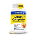 Enzymedica Digest Complete - Digestive Enzyme Supplement for Women & Men, Enzyme Capsules for Digestion, Gut Health Support, Helps Gas & Bloating, Energy Support, Vegan - 240 Caps