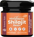 Himalaiako Shilajit erretxina hutsa gizon eta emakumeentzako, 85+ Trace Mineralak, 75%+ Azido Fulvic for Energy Boost & Immune Support, Himalaiako Resin Ayurveda Produktua - 1.06 oz