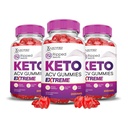 Justified Laboratories Ripped Results Keto ACV Gummies Extreme (2000 mg) - 60 Count, Pack of 3 - Formulated with Apple Cider Vinegar, Folate & Vitamin B12 - Non-GMO, Vegan, Gluten Free - 90 Servings