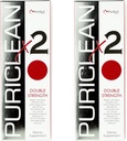 Wellgenix Puriclean x2 Detox Cleanse - Double Strength Deep System Cleanser - Сформирован с двумя уникальными фирменными сгустками для самого сильного очищающего средства, Удалить токсины - 16 унций, 4 капсулы, 2 упаковки