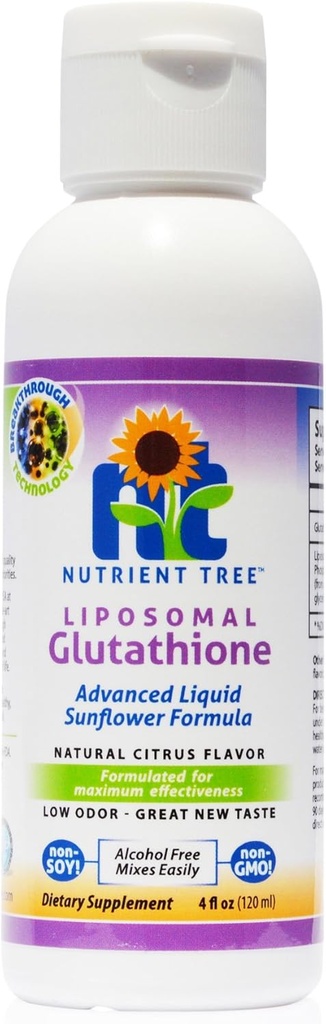 Liposomal Glutathione Between 124; New Formulation Between 124; Non-Soy Non-GMO Between 124; Made in USA