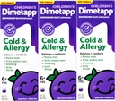 Dimetapp® Frio e Alergia Líquido – Sabor de uva, sem álcool, 8 fl oz - 3 Pack