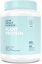 Love Sweat Fitness Organic Veganic Protein Powder | Vanilla | 28 portioner, 20g Protein, No Sugar, Vegan, Gluten Free, Non-GMO