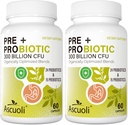 Probiotiká pre ženy a mužov - 300 miliárd CFU, 24 kmeňov + 15 organických bylín Prebiotiká Blend, Daily Probiotic for Digestive Health, Immune, Gut, Bloating - 120 Vegetariánska kapsula (120 dní)