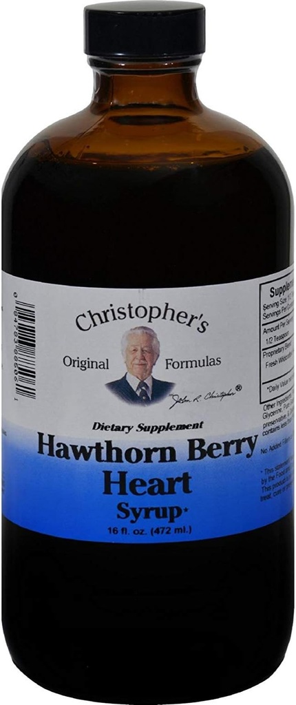 Christopher's Original Formulas Hawthorn Berry Heart Siroop - 16 fl oz 