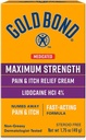 Gold Bond Medicated Maximum Strength Pain ' Itch Relief Cream, 1.75 oz, with Lidocaine