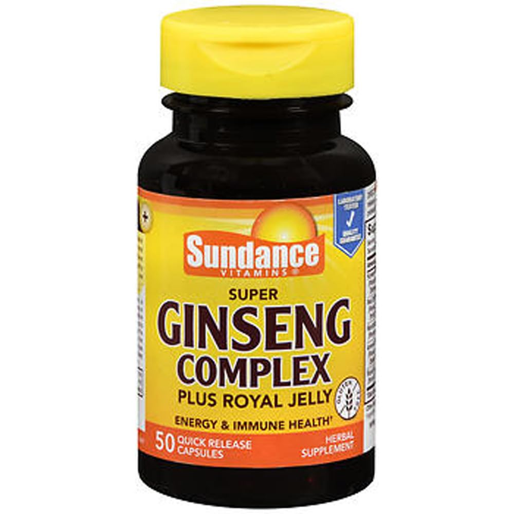Sundance Vitamins Ginseng Complex Plus Royal Jelly
