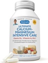ANDREW LESSMAN Ultimate Calcium- Magnio intensyvi priežiūra su vitamino D3 & K2 MK7-120 µg - 180 kapsulės - Kaulų ir skeleto sveikatos pagrindai. Švelnus, lengva nuryti, Super tirpus. Priedų nėra