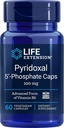Extensión de vida Pyridoxal 5-Phosphate 100 Mg Cápsulas Vegetarian, 60-Count (120)