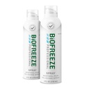 Biofreeze 전문 강도 통증 완화 에어로졸 스프레이, 관절염 통증 완화, 무릎 및 허리 통증 완화, 근육 완화, FSA Eligible, 2 팩 (4 FL OZ Biofreeze Menthol 스프레이)