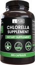 מרכיבים מקוריים טהורים Chlorella (365 קפסולות) No Magnesium Or Rice Fillers, Always Pure, Lab מאומת