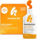 Healthycell Joint Health & Mobility Daily Liquid Supplement - Joint Supplement Support, Response zapalenie, Chitlage & Flexibility with Curcumin, Glukozamina & Chondroitin - 30 Gel Packs