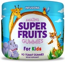 Infusionen Super Fruit Gummis für Kinder 90 Count Antioxidant Blend weich und lecker Vegan freundlich Gluten Free Non-GMO