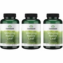 Swanson Stinging Nettle Leaf (Urtica Dioica) (120 Capsules), 3 Pack | Herbal Supplement Promoting Urinary Tract and Respiratory Health Support, May Support Healthy Fluid Balance