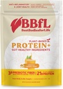 BBfL à base de protéines – 21g Protéines végétales, curcuma + curcuma 95 + Ceylan cannelle, prébiotiques, enzymes digestives, soutient la réponse inflammatoire – Shake All-in-One (15 portions, crème curcuma)