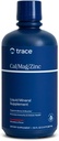 Trace Minerals | Vedel Cal / Mag / Tsink | Kaltsium, Magneesium, Tsink, D3-vitamiini täiendus | Toetab normaalset koe, lihaste ja luutihedust | Looduslik maasikamaitse | 32 Servings, 32 fl oz.