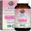 Probióticos para mulleres de máis de 50-50 & Wiser Women's Probiotic with Acidophilus, Live Cultures, Probiotic - Creada Vitaminas, Enzymes, Prebióticos - 90 cápsulas vexetarianas