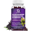 Glucosamine Chondroitin Gummies - 1- Pack, Extra Strength 1500mg Glucosamine with MSM & Elderberry, Flexibility Support, Best Cartilage & Immune Support Supplement for Men and Women - 60 Gummies