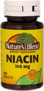 Nature 's Blend Niachin 100 mg 100 mg 100 Tab