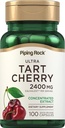 Piping Rock Tart Cherry Capsules 2400 mg 124; 100 Pil 124; konsentrasi Juice Extract 126; Non-GMO, Gluten Free Suplemen
