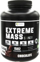Extreme Mass Weight Gainer Muscle Builder, 10 lb (4,54 kg) met minder suiker voor intense training Gemaakt van hoge Calorie versterkte wei-eiwit (chocolade)
