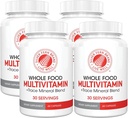 Silver Fern Celodenní jídlo Multi Vitamin w / Trace Mineral Blend Dodatek - 4 Lahve - 60 Vegicaps Každý - 120 Day Supply - Přírodní, Non- GMO, Vegan, Multivitamin - Zero Synthetics