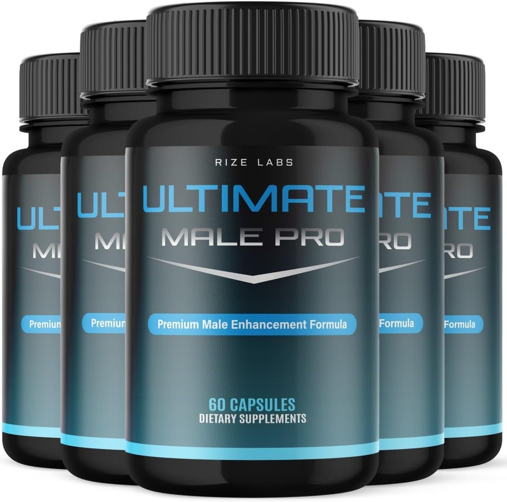 (5 ambalaj) Capsule Ultimate de sex masculin Pro pentru bărbați, Ultimate Masculin Extreme Supliment,All-Nature Support for a Healthy Active Lifestyle, UltimateMalePro Recenzii (300 capsule)