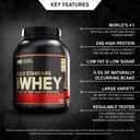 Optimum Nutrition 100% Whey Gold Standard, Doppelreiche Schokolade, 5 Pfund