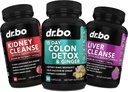 Cleanser Colon Detox a obličky Pečeň čistiť - 15 Day Colon Cleanse pilulky, Pečeň obličky Detox Podpora Doplnkové - Hniezda pohyb Doplnky, Obličky, močový mechúr, Žlčník pilulky