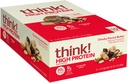 Denk na! Proteïne Bars, Hoge Proteïne Snacks, Glutenvrij, Kosjer Vriendelijk, Chunky Peanut Butter, Voeding Bars, 2.1 Oz per Bar, 10 Tellen (Verpakking mei Vary)