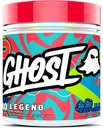 GHOST Legend Pre-Workout Powder, Blue Raspberry - 30 Servings Voorwerk voor mannen en vrouwen met Choline, L-Citrulline, & Beta Alanine for Energy & Focus