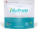 Nutrim Oat Bran pulbere cu 750mg Beta Glucan per Serving - Easy-Mix Soluble Fiber for Cholesterol Management & Imunity Support - Heart Healthy, Non-GMO & Vegan Oatmeal Powder