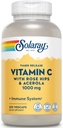 SOLARAY Vitamin C med rose HIPS & Acerola | Two-Stage Timed-General Formula | 1000mg | 24-Hour Immune Support & Antioksidant Supplement | 250 Ct.