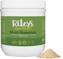 Riley's Multi-Essentials Multivitamin za pse - Vitamini, Minerali, Spirulina, Kelp, in Milk Thistle za prehransko podporo - Puppy and Senior Dog Vitamins - 8oz Powder
