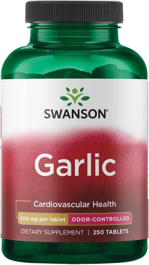 Swanson Najlepszy czosnek Odor- CNTRL 500MG 250 TAB