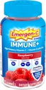 İngilis-C Immune+ Triple Action Immune Support Gummies, BetaVia (R), 1000mg Vitamin C, B Vitaminlər, Vitamin D və Antioksidlər, Raspberry, School Essentials - 45 Count