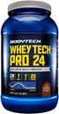 BODYTECH Whey Tech Pro24 אבקת שוקולד עשיר (2 lbs / 28 משרתים)