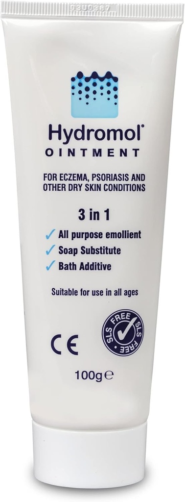 Tubo de Pomada 100g para o tratamento da dermatose, Eczema, Psoríase e outras condições de pele seca (Pacote de 1)