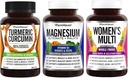 FarmHaven Magnesium + Multivitamin pro ženy + kurkumin s BioPerine Black Pepper