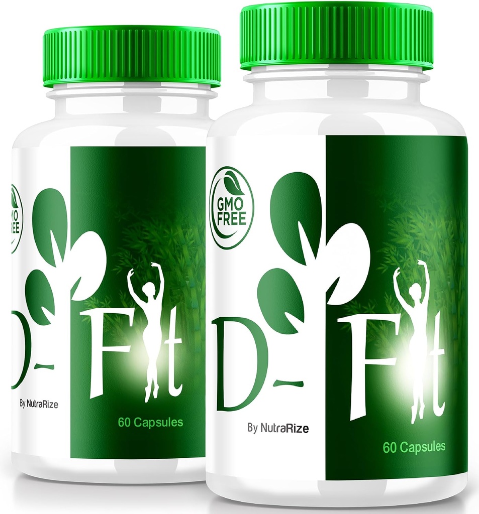 (2 Pack) D-Fit קפסולות, All Natural D Fit Formula for Health and Fitness, Premium Keto Support to Achieve Body and Fitness Goals, Keto Weight Loss, DFit Detox Pills Reviews (120 קפסולות)