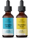 Herma Herball Pilet Plop Kitle - Bunk of Sting Netle & Dandelion Root Tincture 2 – เวก้า, Not-GMO, Sugar & Onboard - 2 แพค