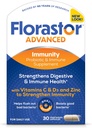 Florastor Select Immunity Boost Daily Probiotic & Imune Suplemen Dukungan untuk Perempuan dan Pria, Saccharomyces Boulardii CNCM I- 745 Plus Zinc, Vitamin C & D3 (30 Kapsul)