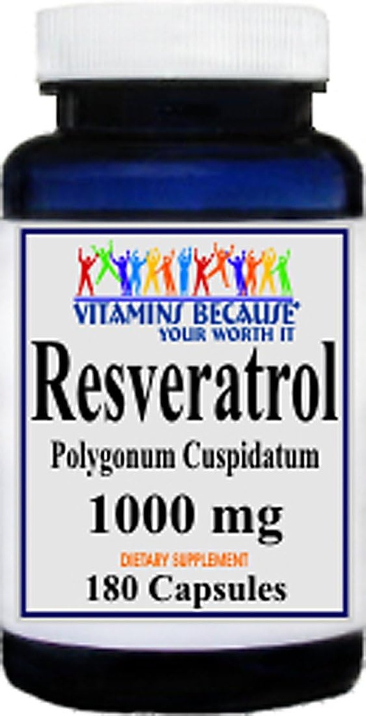 Resveratrol 1000mg, 180 Kapseln