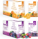 Ener-C Sugar Free Multivitamin Drink Mix - Ur-hautsa, Elektrolitoak Hautsa azukrerik gabe, Hidratazio-paketeak, Zero Sugar, C bitamina eta B12 Osagarri Likidoa - Orange & Berry, 60 Count