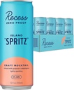 Recess Zero Proof Craft Mocktails, Alcohol Free Drinks, con Adaptador, Bebida non alcohólica Substitución, Mixer, Celebración, Festa, (Island Spritz, 12oz, Pack de 12)